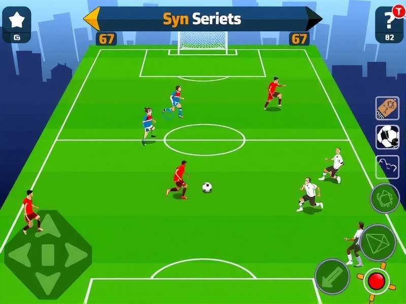 Intense match action in Goa Football Pro Goa Football Pro Gameplay Screenshot